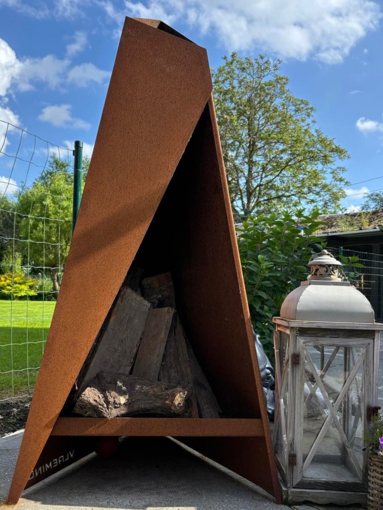 Cortenstaal afboording | Cortenstaal vuurkorf | Cortenstaal in de tuin