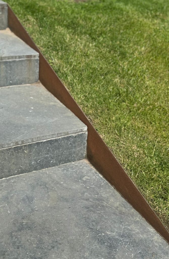 Cortenstaal afboording | Cortenstaal in de tuin