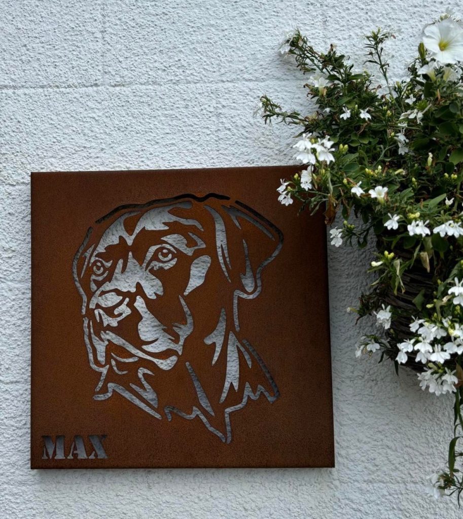 Cortenstaal afboording | Cortenstaal kunst | Cortenstaal in de tuin